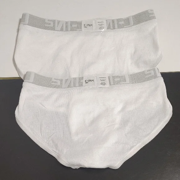 C-IN2 Core Men's White Briefs 2 Pairs Sz L - Picture 5 of 7